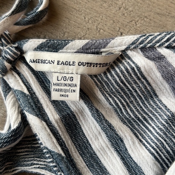 American Eagle Striped Romper - Picture 3 of 3